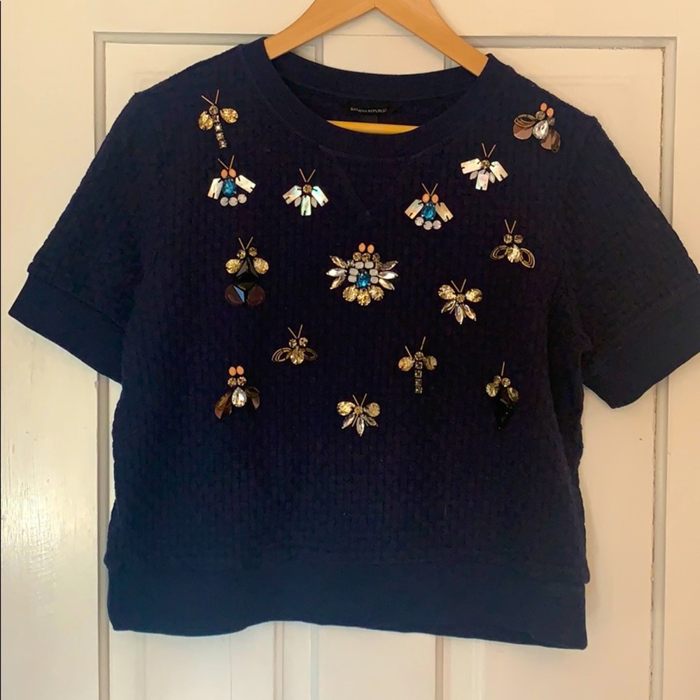 Banana Republic Embellished Top